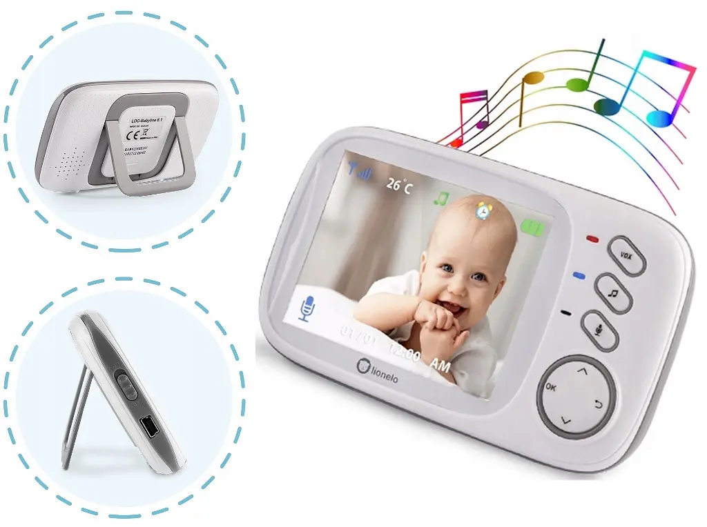 Видеоняня Lionelo BABYLINE 6.1 KAMERA - фото 4