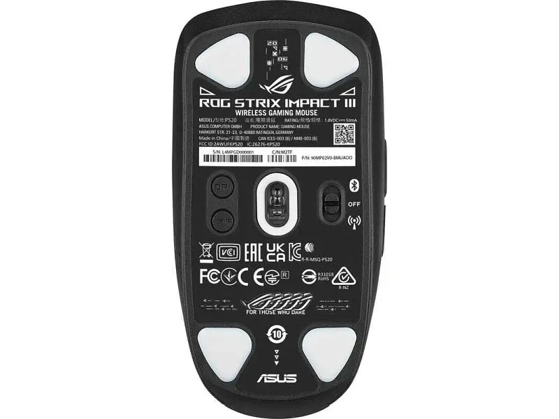 Миша Asus ROG Strix Impact III Wireless (90MP03D0-BMUA00) - фото 6