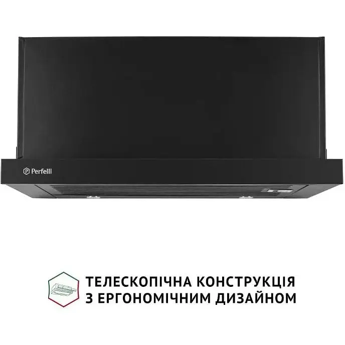 Витяжка телескопічна Perfelli Iseo 6PMF Nero - фото 2