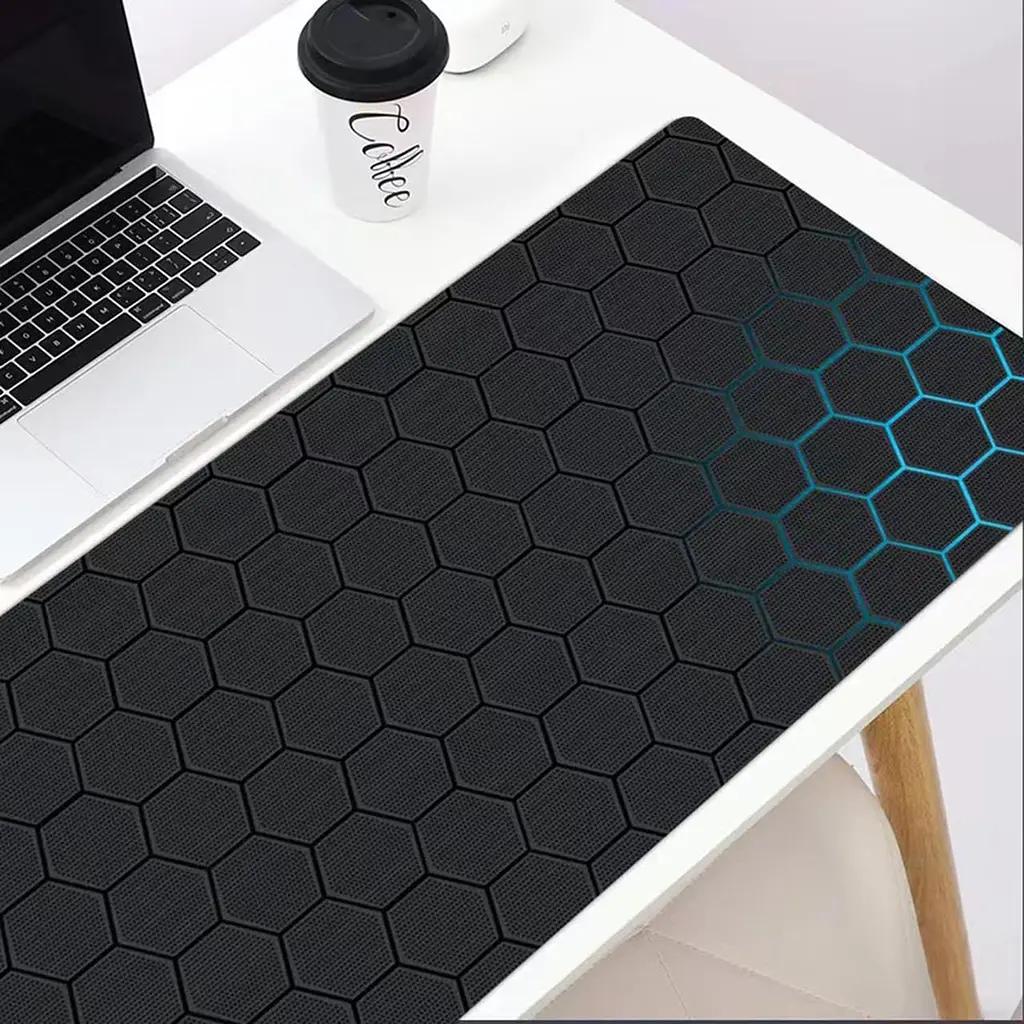 Геймерский коврик Primo Honey игровая поверхность 80x30 см Blue - фото 5