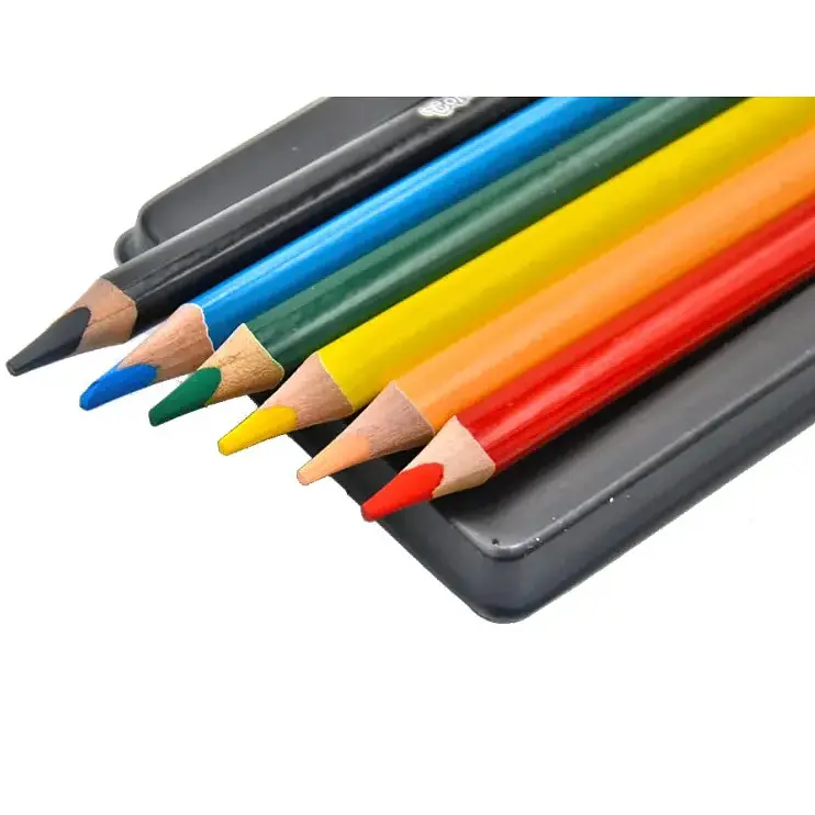 Олівці кольорові Colorino Jumbo з точилкою 6 кольорів 6 шт. (15516PTR / 1) - фото 2