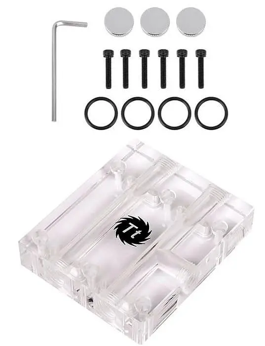 Терминал Thermaltake Pacific VGA Bridge Dual Series 3-Slot Transparent (CL-W136-PL00TR-A) - фото 2