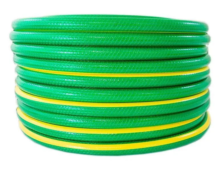 Шланг для полива Evci Plastik FLORIYA 4-слойный Ø 1/2" 50 м желто-зеленый 30412 - фото 4
