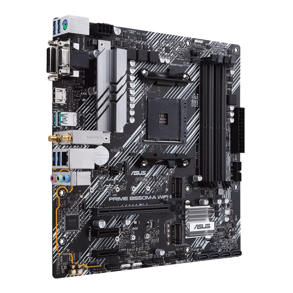 Материнська плата Asus B550M-A Prime WIFI II Socket AM4 (PRIME B550M-A WIFI II) - фото 2