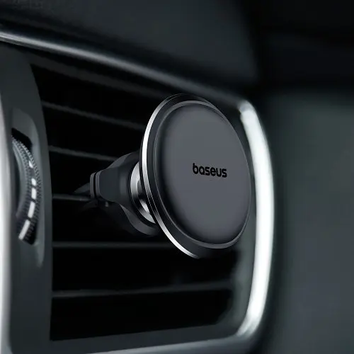 Автотримач Baseus Magnetic Car Mount Phone Holder Cable Clip Air Vent чорний C40141201113-00 C40141201113-00 - фото 8