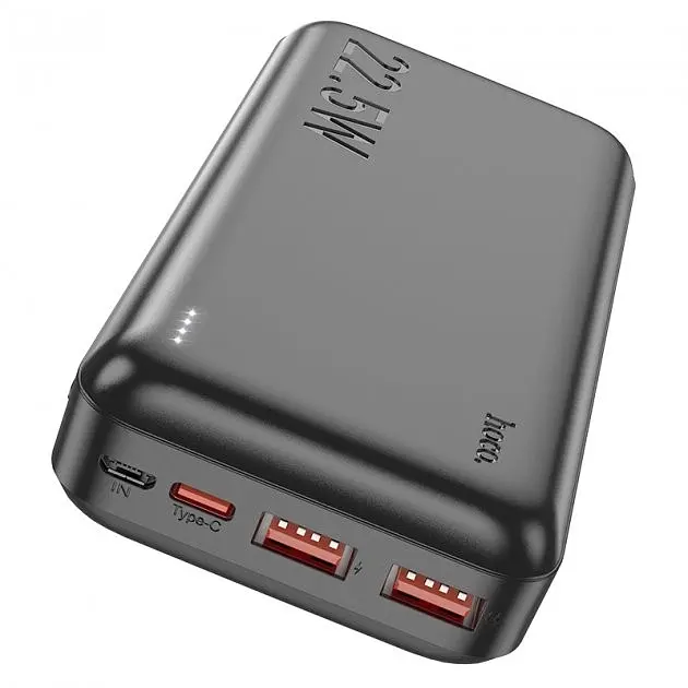 Power Bank Портативний Акумулятор Hoco J101A PD20W+QC3.0 (22.5W) 20000 mAh портативна батарея повербанк 2xUSB - фото 2