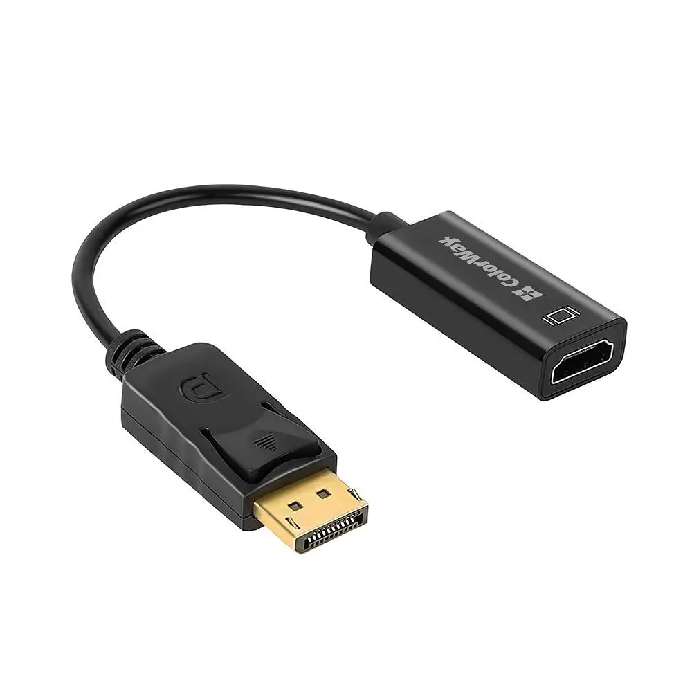 Адаптер Colorway DisplayPort - HDMI (M/F) 4K/30 Гц Black (CW-AD-DPHD) - фото 2