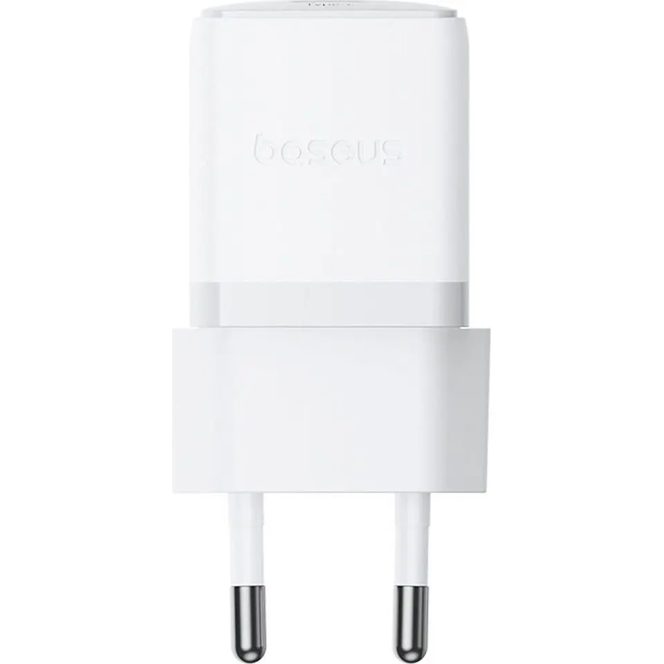 Мережевий зарядний пристрій Baseus Palm Fast Charger USB-C 30W + Cable USB-C to USB-C 60W 1m Moon White (P10111605213-01) [172514] - фото 3