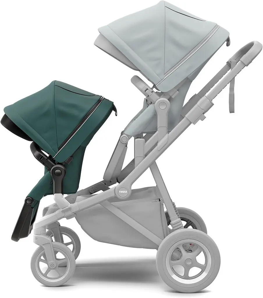 Прогулянкове крісло Thule Sleek Sibling Seat Mallard Green on Black (TH 11000213) - фото 2