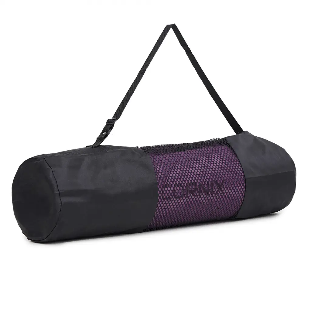Килимок спортивний Cornix TPE 183 x 61 x 0.6 см для йоги та фітнесу XR-0007 Plum/Rose - фото 4