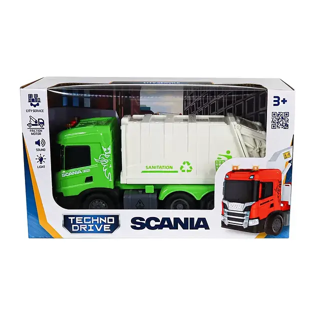 Машинка іграшкова Сміттєвіз TechnoDrive 6410KS Різнокольоровий shop (6900007551472) - фото 2