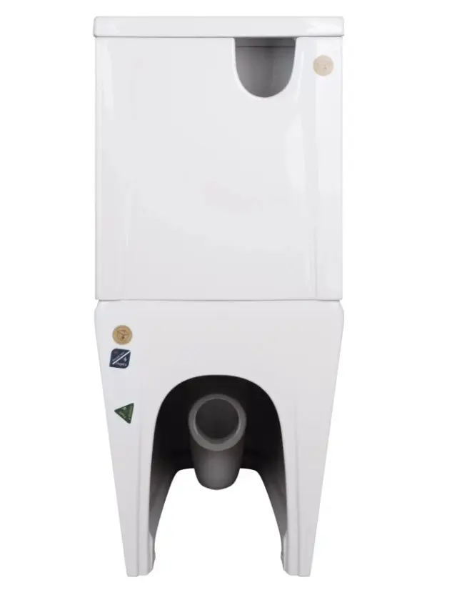 Унітаз підлоговий Qtap Crow Eco Rimless з сидінням Slim Duroplast/ Soft-close/ Quick Release QTCRO27W48750 - фото 7