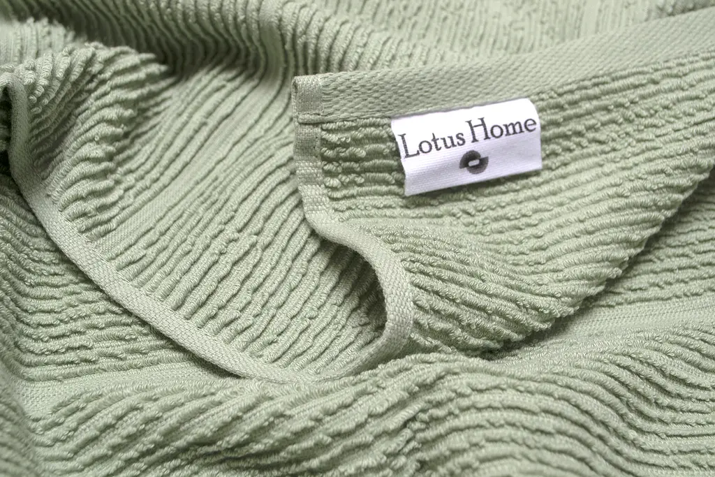 Рушник Lotus Home - Sophie sage green зелений 50x90 - фото 3