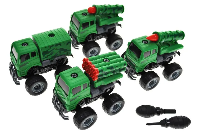 Набір іграшкових військових машинок конструктор з викруткою Military Vehicle Series 2005-8 - фото 2