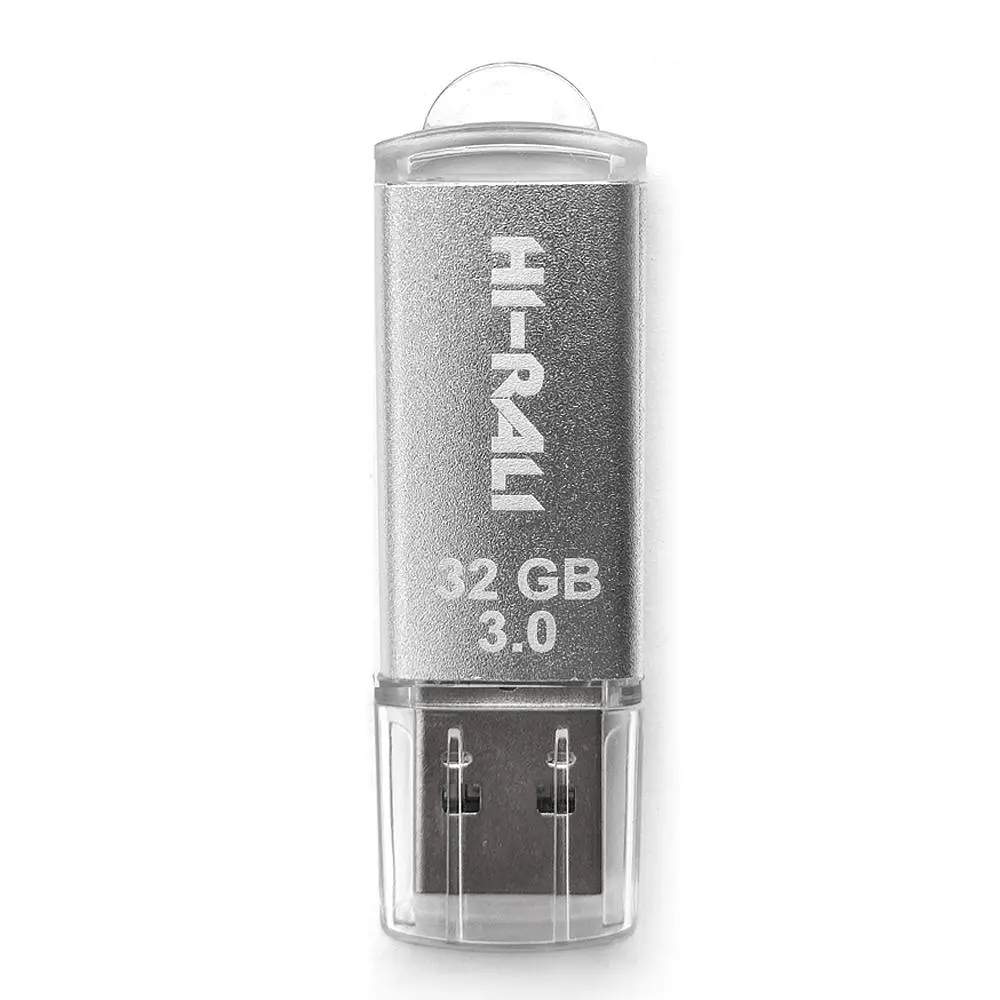 Флеш-накопичувач USB3.0 32GB Hi-Rali Rocket Series Silver (HI-32GB3VCSL) - фото 2