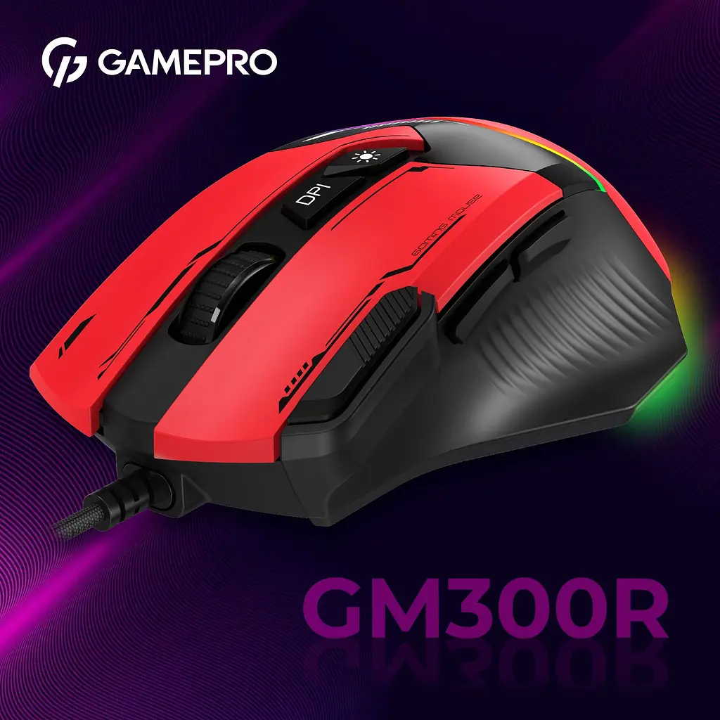 Миша GamePro червона (GM300R) - фото 12