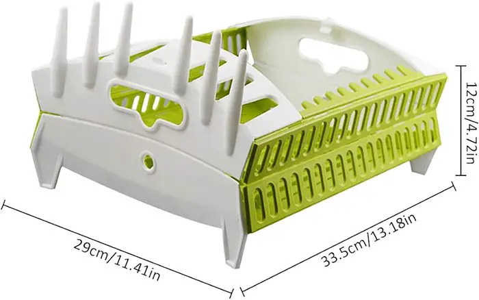 Органайзер – сушарка Collapsible Dish Rack ∙ Складна кухонна підставка для сушіння посуду - фото 6