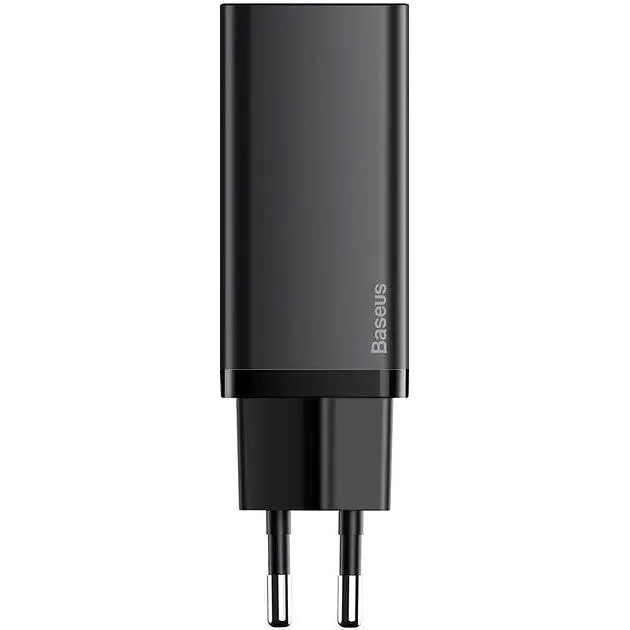 Зарядний пристрій Baseus GaN2 Lite Quick Charger C+U 65W EU Black (CCGAN2L-B01) - фото 3