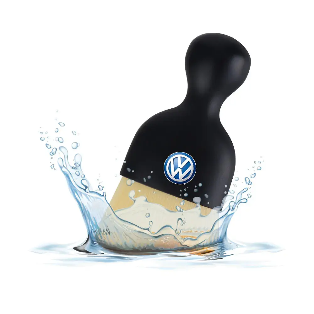 Щітка з логотипом Volkswagen №2 для чищення салону автомобіля - фото 2
