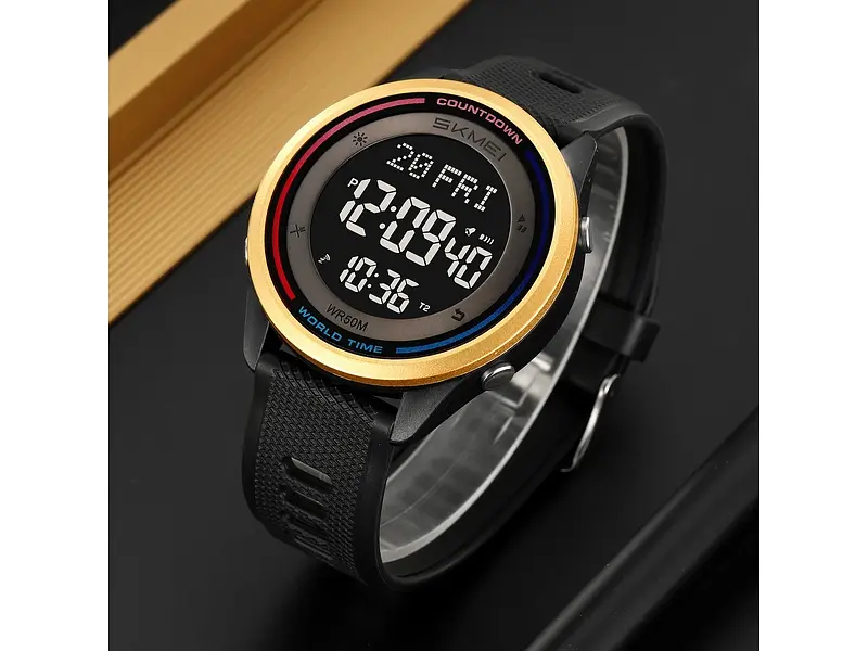 Чоловічий наручний годинник 2348BKGD Black-Gold Skmei acs0029989 - фото 6