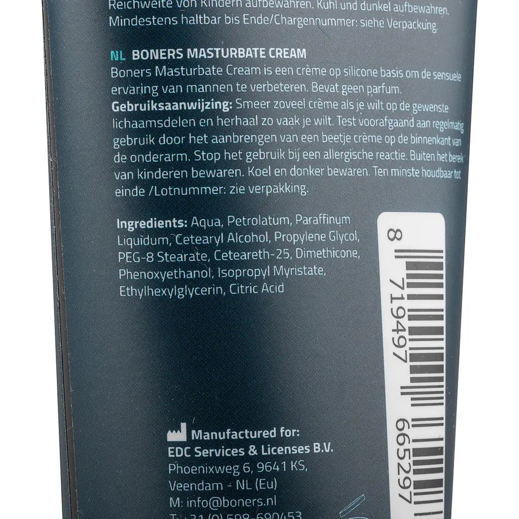 Крем Boners Masturbation Cream - для мастурбації, 100 мл - фото 5