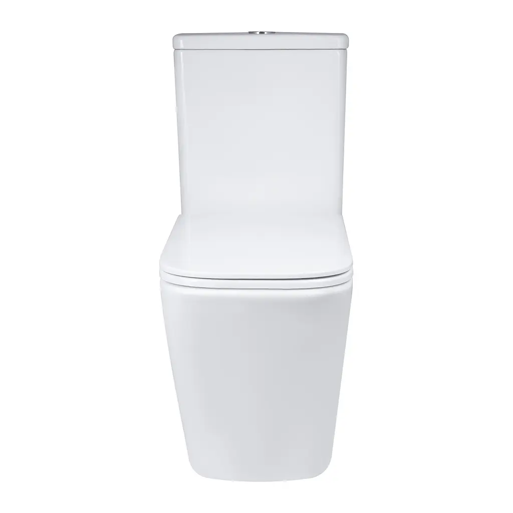 Унитаз напольный Qtap Tern Ultra Quiet безободковый с сиденьем Soft-Close QT17222175AUQ1W White, Белый - фото 11