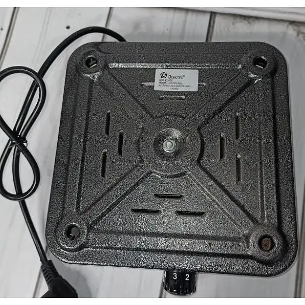 Плита одноконфоркова електрична кухонна Domotec MS-5821 настільна переносна  - фото 4