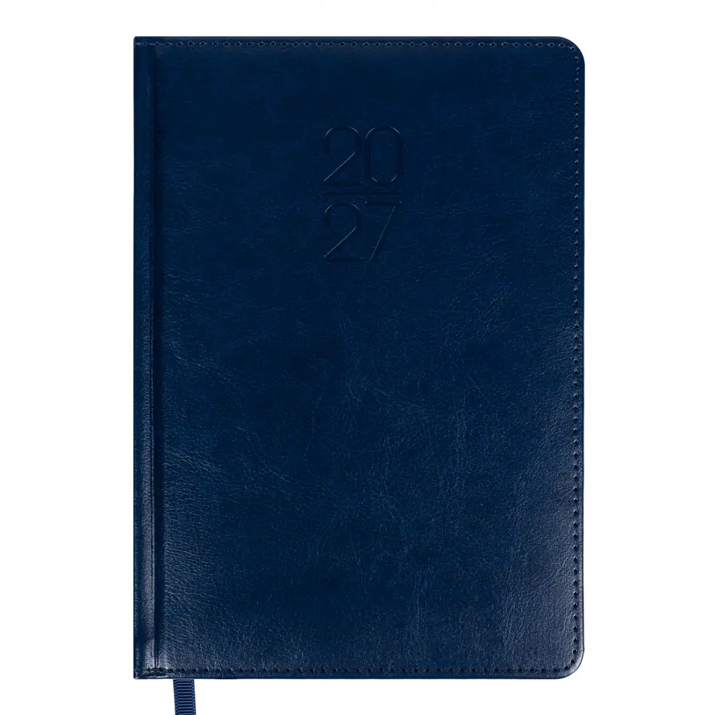 Щоденник діловий Leo Planner 2027 Vector А5 твердий синій 368 сторінок (252758)