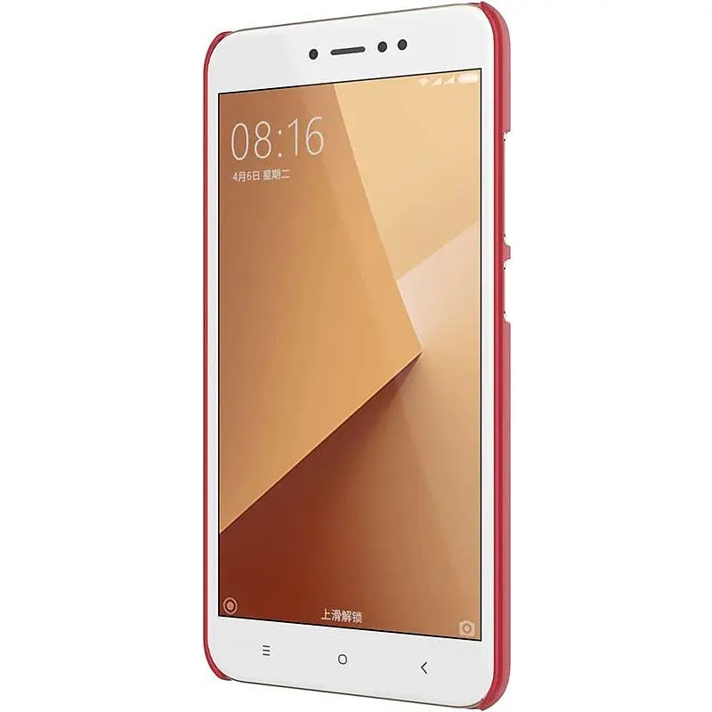 Чехол-накладка Nillkin Super Frosted Shield Xiaomi Redmi Note 5A Prime Red - фото 3