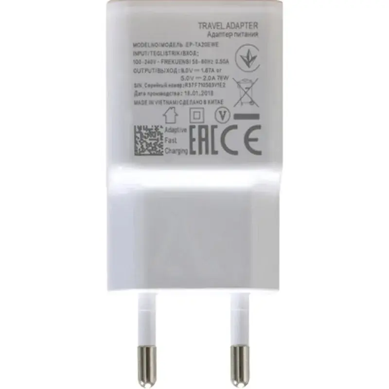 Зарядний пристрій Patron USB 2A white (PN-1USB-220V-W) - фото 2