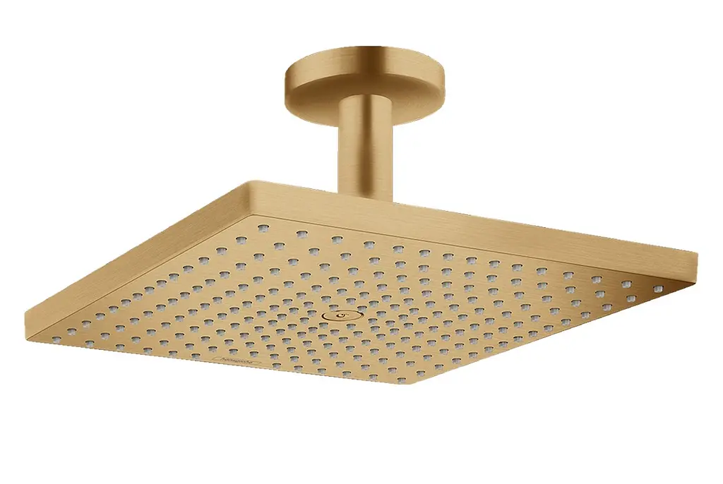 Верхній душ Hansgrohe Raindance E 300 1jet EcoSmart стельовий brushed bronze 26251140