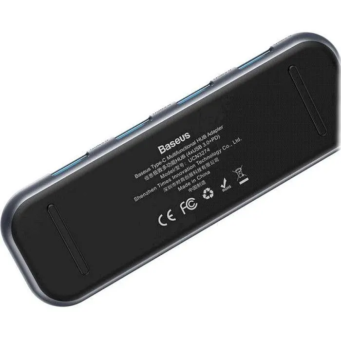 USB-хаб Baseus Multifunctional Hub Deep Gray [CAHUB-EZ0G] [73046] - фото 3