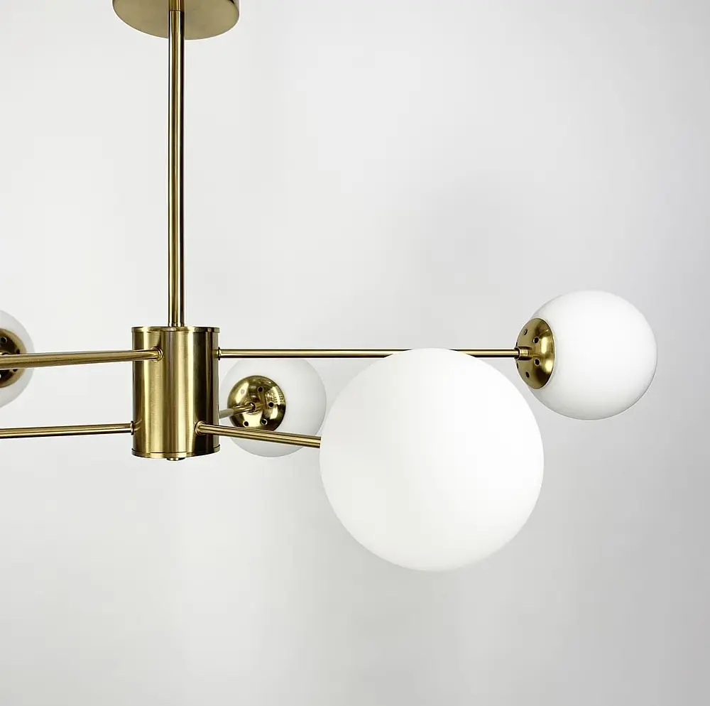 Потолочная люстра Right Selection на 6 плафонов Line.F CD 111/6 AB - фото 5