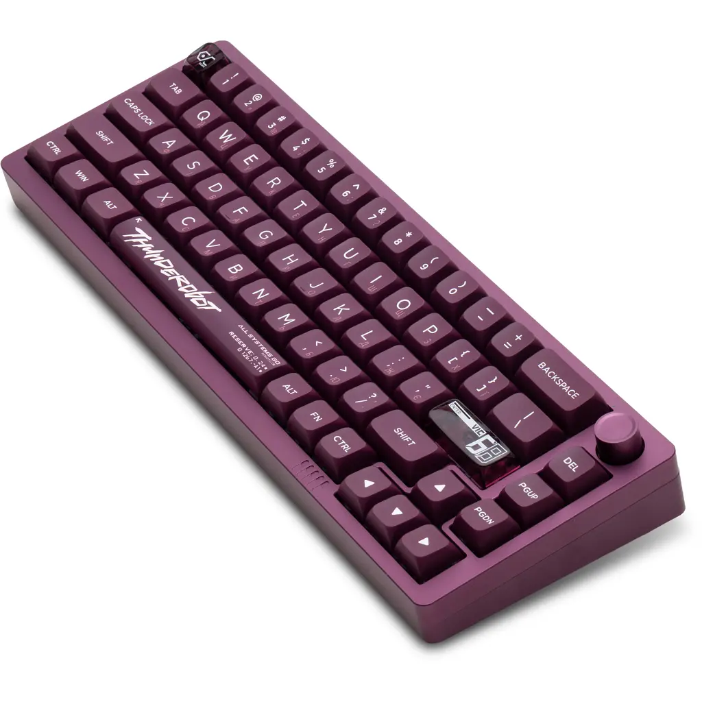 Клавіатура Thunderobot VIC68 Gateron Magnetic Jade Switch Purple USB UA (6932066317201) - фото 5