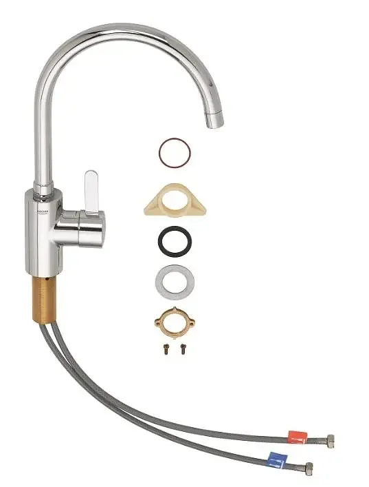 Змішувач для мийки Grohe Eurosmart одноважільний Хром 30412 - фото 4