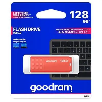 USB флеш накопитель Goodram 128GB UME3 Orange USB 3.0 (UME3-1280O0R11) - фото 4