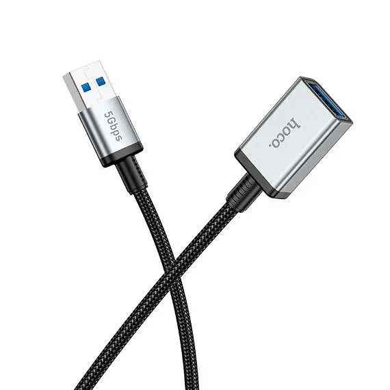 Кабель удлинитель USB3.0 to USB (F) — Hoco US10 5Gbit/s 0.5 метра - фото 3