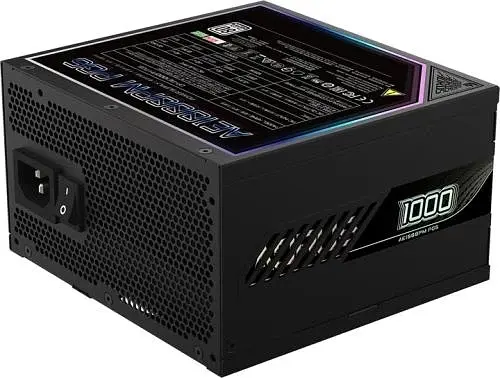Блок живлення 1000 Вт, AORUS ELITE P1000 W, Black, модульний Gigabyte teh0028863 - фото 4