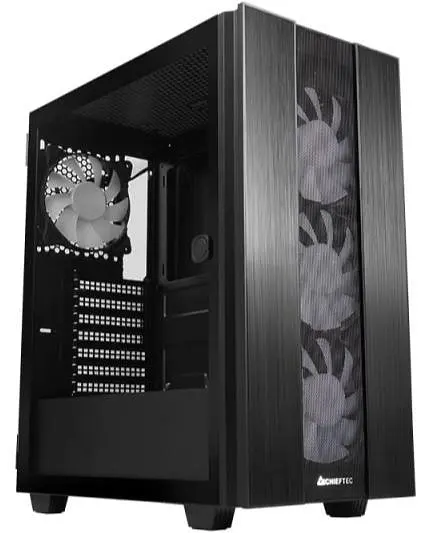 Корпус Chieftec HUNTER 2 GS-02B-OP 4x120mm A-RGB, USB-C, ATX, без БЖ, Black (GS-02B-OP) Без БП - фото 7
