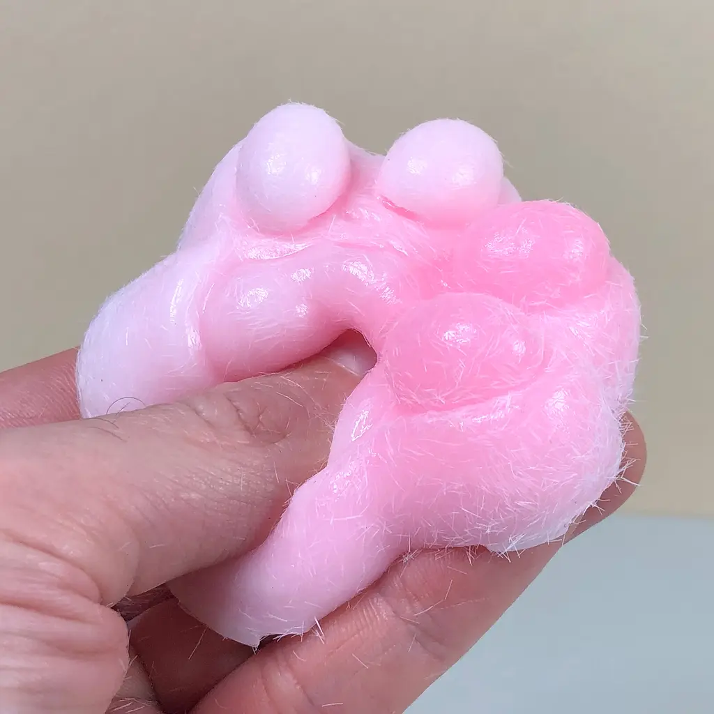 Сквіш антістрес UFT Squish Cat Paw Fluffy 3 Пухнаста лапка Pinky - фото 5