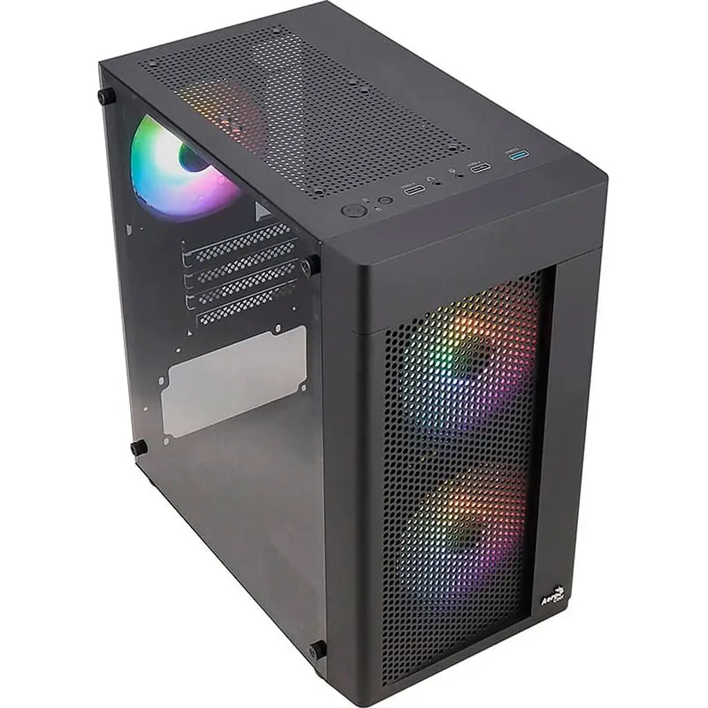 Корпус AeroCool Hexform-G-BK-v2 600 Вт чорний (ACCX-PV38004.11) [173300] - фото 6