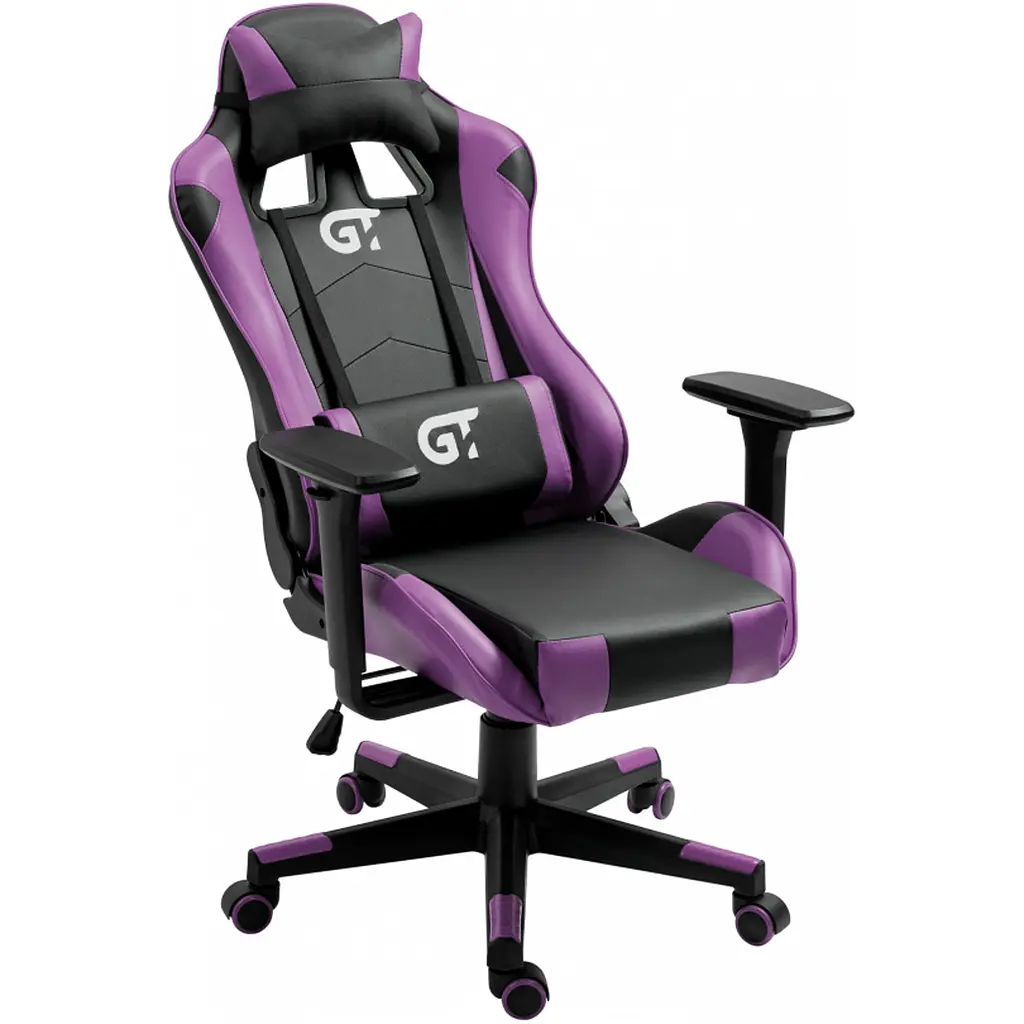 Геймерське дитяче крісло GT Racer X-5934-B Kids Black/Violet [122630] - фото 3