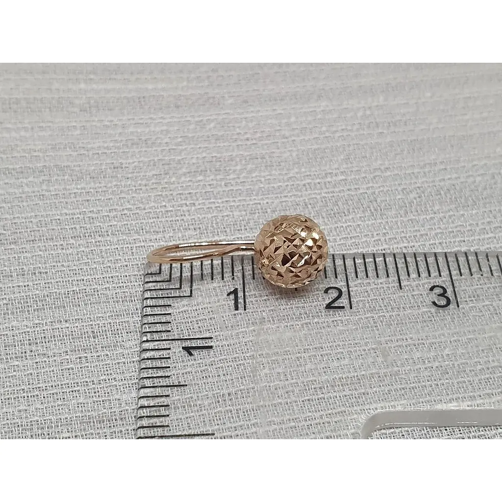 Золоті сережки Favoritum Кулі. 210248_7_А - фото 5