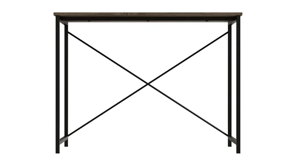 Стол письменный Line Лайт Ferrum-decor 750x1000x500 Черный металл ДСП Дуб Сонома Трюфель 16 мм (FRD-104840) - фото 5