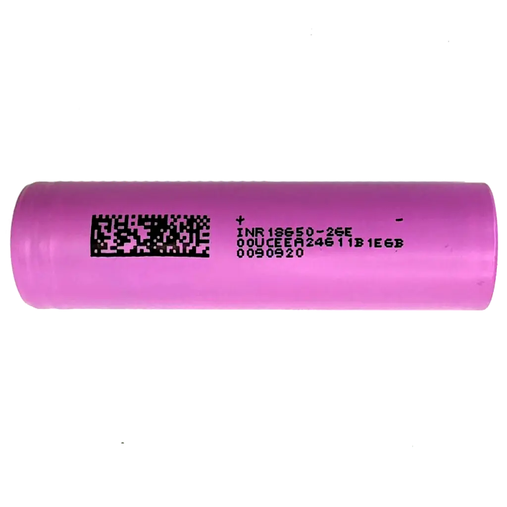Акумулятор 18650 3.7V 2600mAh 9.6Ah 3C ≤25mOm Li-ion INR18650-26E