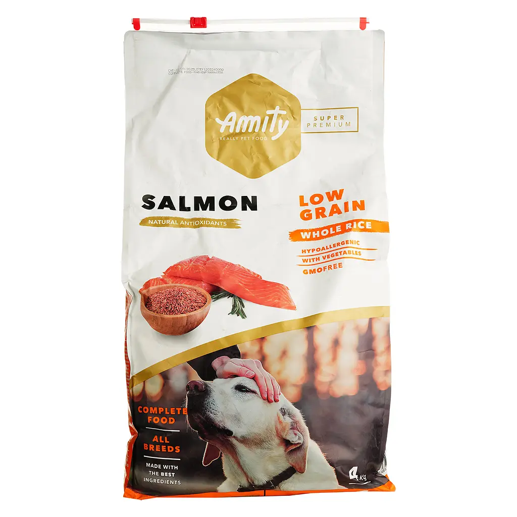 Сухой корм для взрослых собак Amity Super Premium Salmon, с лососем, 4 кг (597 SALMON 4 KG) - фото 2