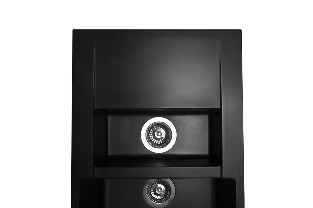 Кухонна мийка гранітна Miraggio LaPas black 786x489x203 00207907, Чорний - фото 4