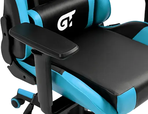 Геймерське дитяче крісло GT Racer чорне із синім (X-5934-B Kids Black/Blue) - фото 8