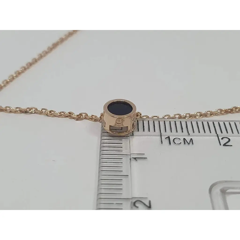 Золоте кольє Tango з агатом. 869425 - фото 3