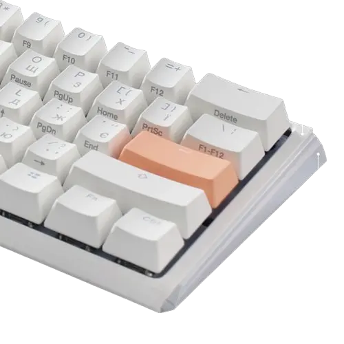 Клавіатура Ducky One 3 Mini Cherry MX Red UA RGB White (DKON2161ST-RUAPXPWWWSC1) - фото 2